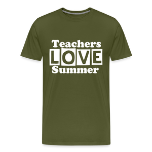 Teachers love summer - olive green