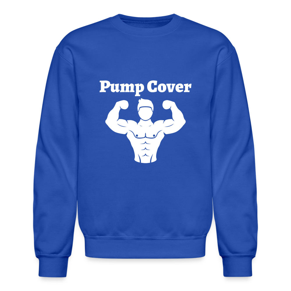 Pump Cover Crewneck - royal blue