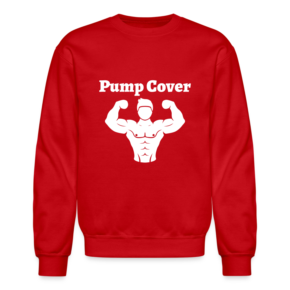 Pump Cover Crewneck - red
