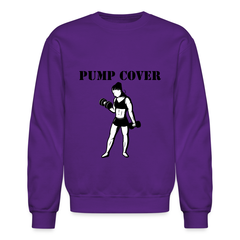 Lady Pump Cover Crewneck - purple