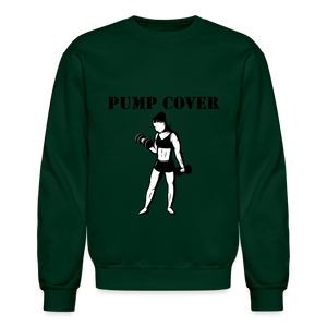 Lady Pump Cover Crewneck - forest green