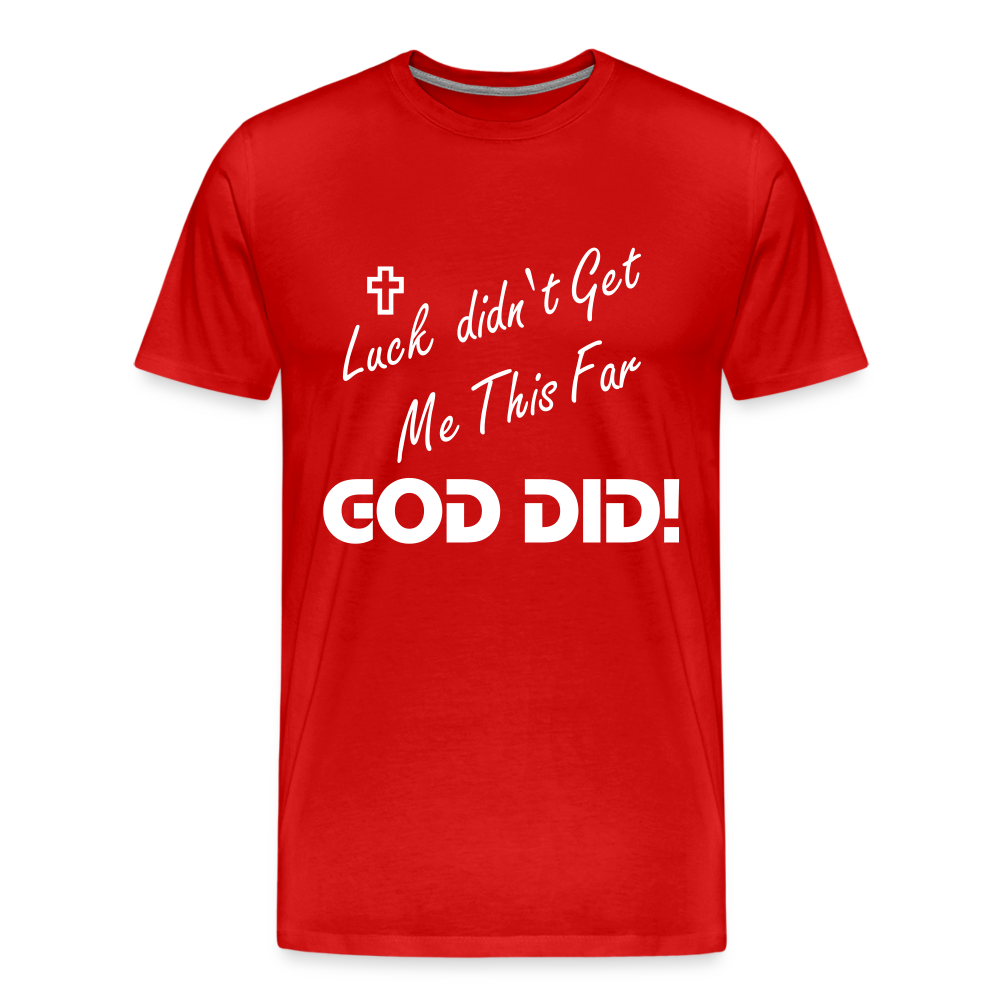 God Did Tee - red