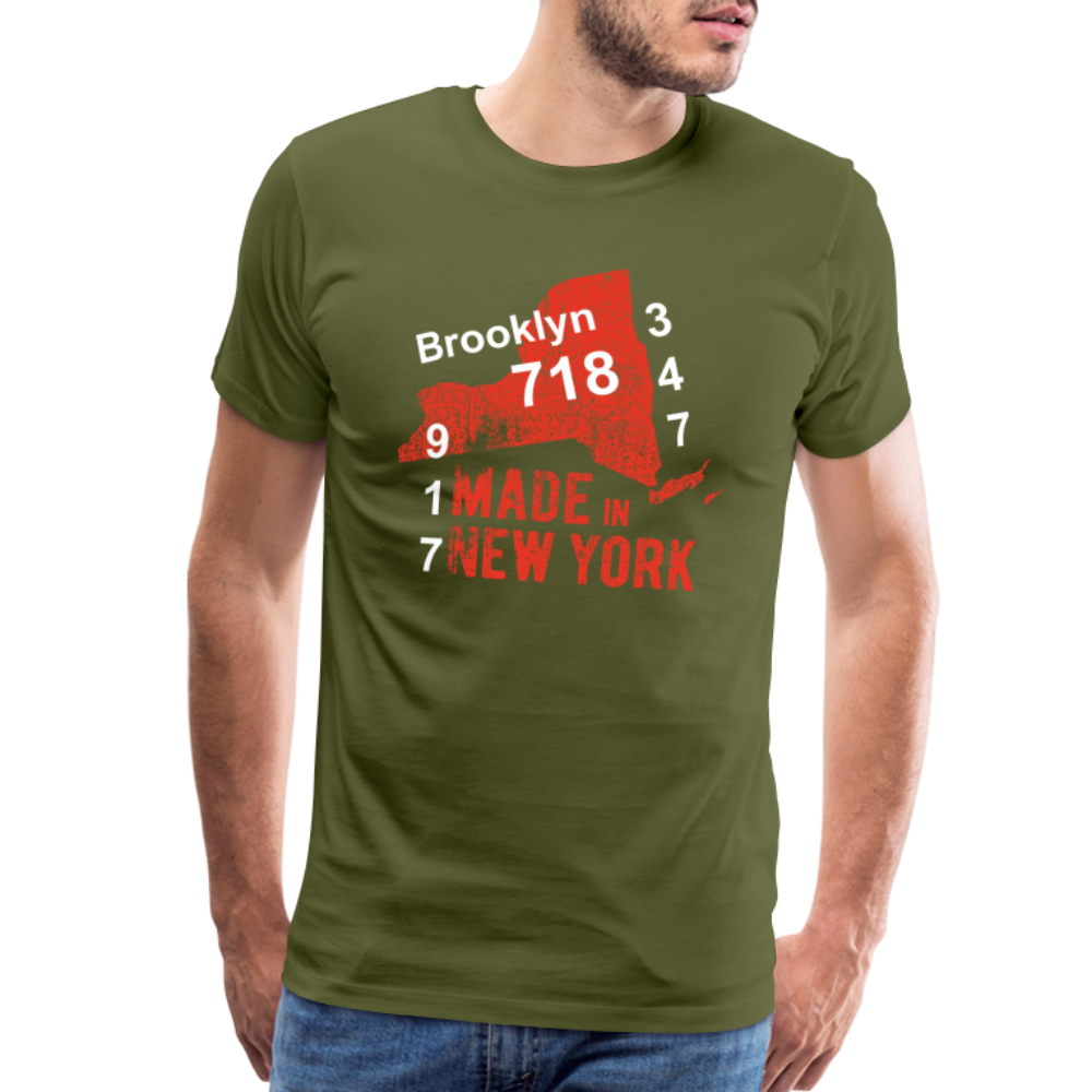 Made In BK Tee - olive green