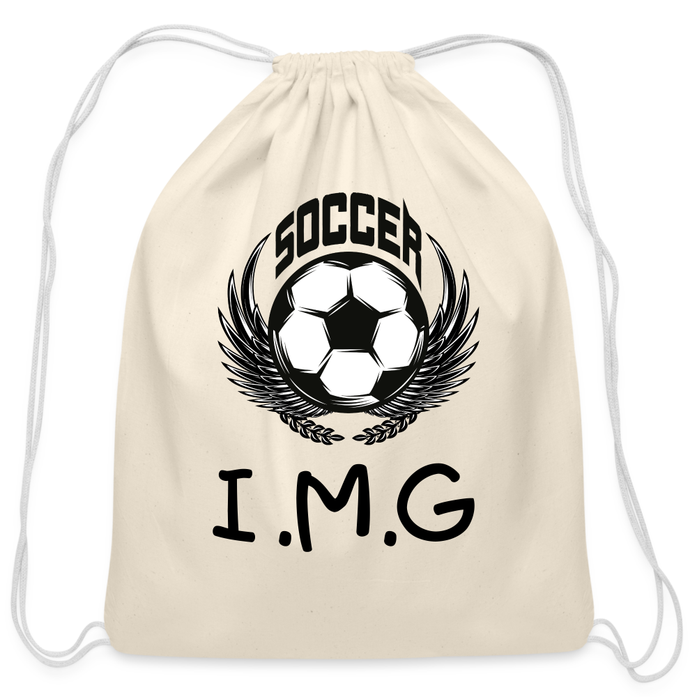 I.M.G Soccer Drawstring Bag - natural