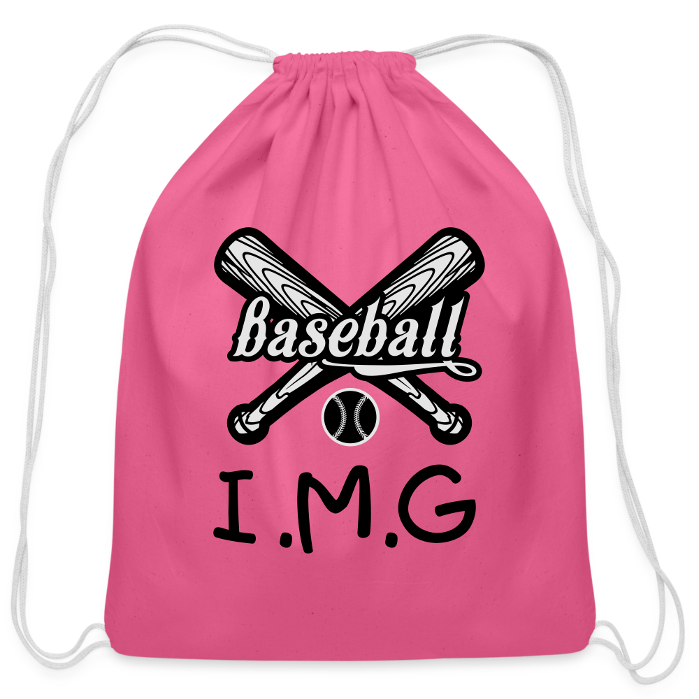 I.M.G Baseball Drawstring Bag - pink
