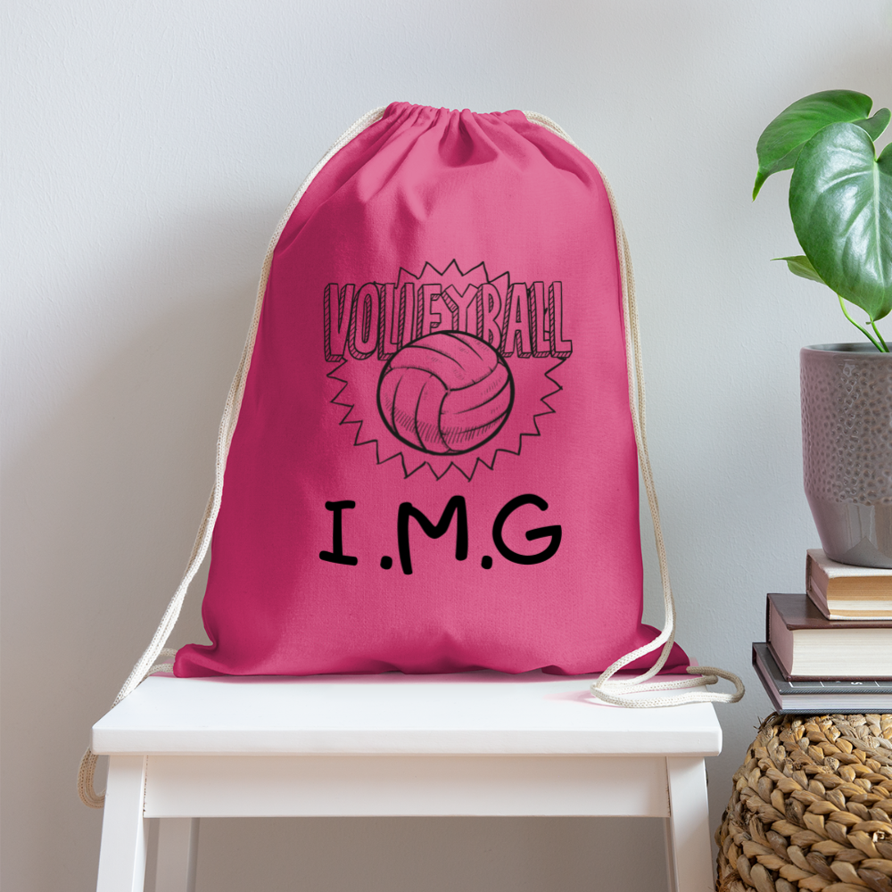 I.M.G Volleyball Drawstring Bag - pink