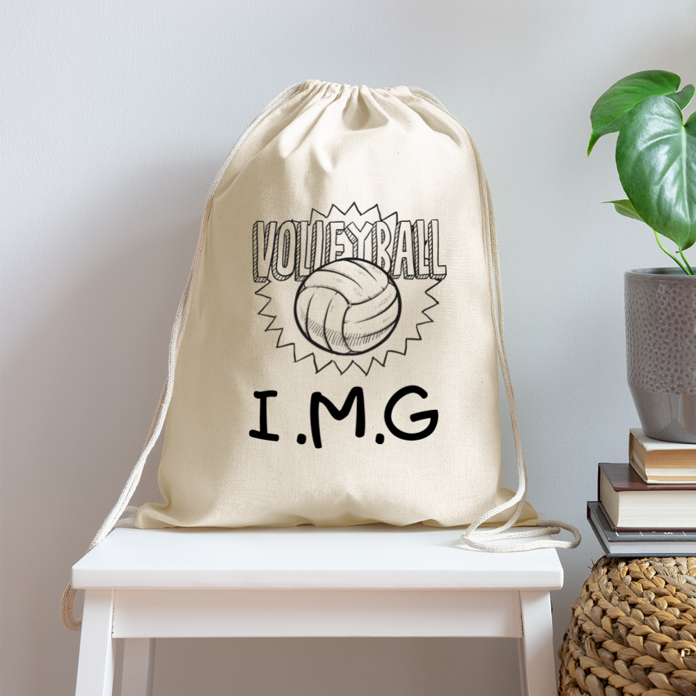 I.M.G Volleyball Drawstring Bag - natural